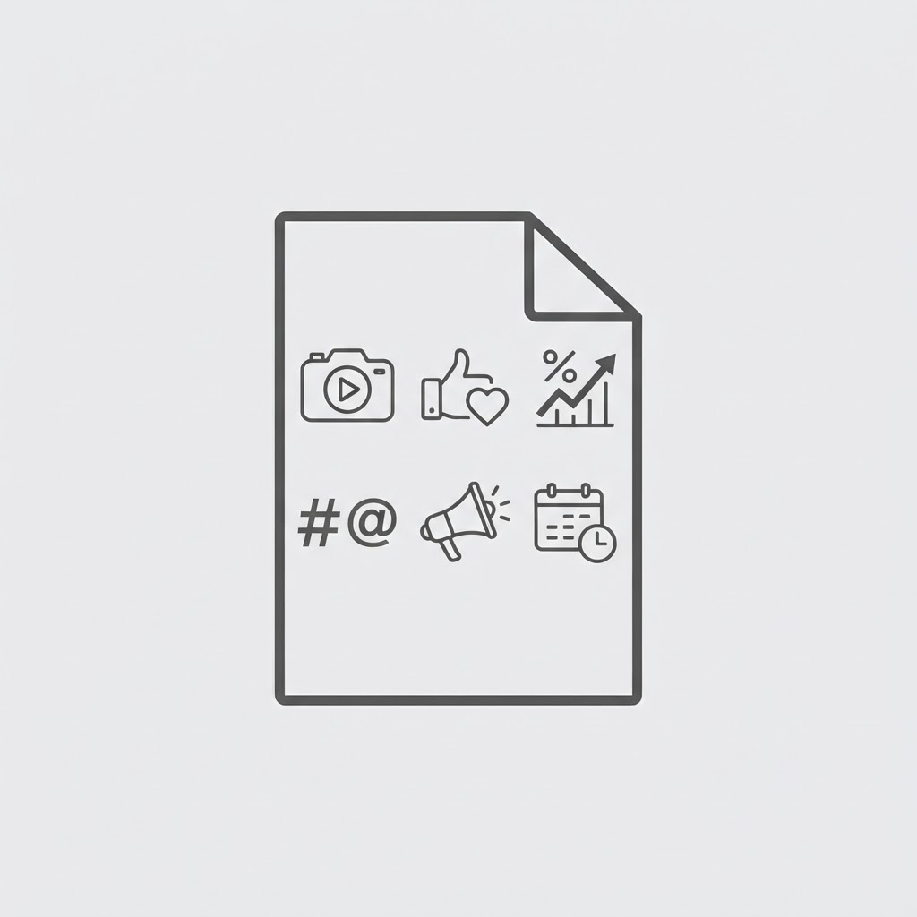 Social media asset thumbnail